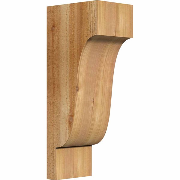 Ekena Millwork Newport Rough Sawn Corbel, Western Red Cedar, 6"W x 8"D x 20"H COR06X08X20NEW00RWR - main